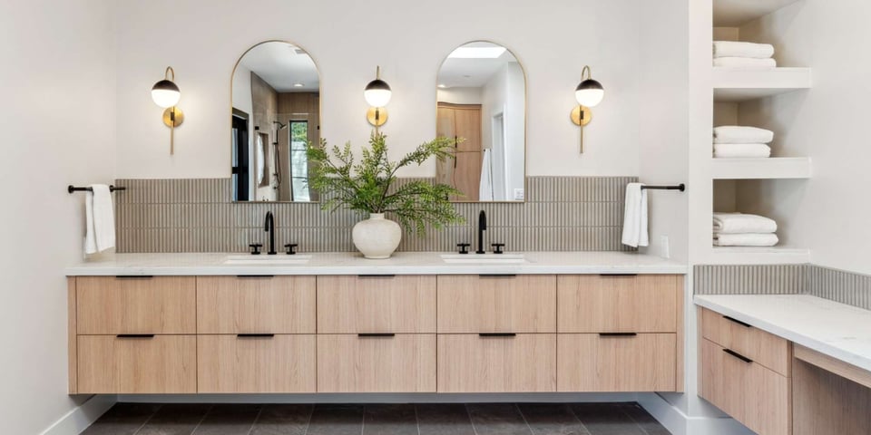 Bathroom remodel for an Arizona home by Trinity Homes AZ