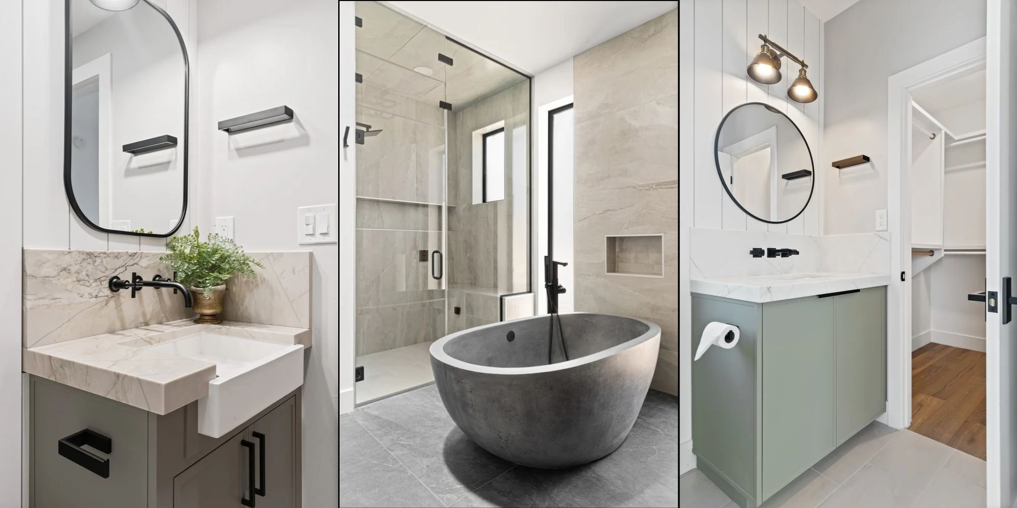 Trinity Homes AZ showcases modern elegance in this Scottsdale bath renovation