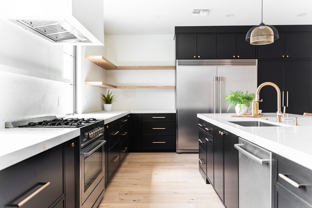 Luxury kitchen renovation by Trinity Homes AZ with modern appliances and custom cabinetry in Scottsdale, AZ