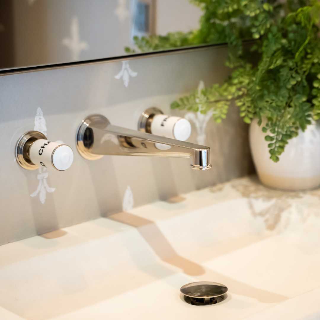 Bathroom faucet and sink - custom home - in paradise valley by Trinity Homes AZ