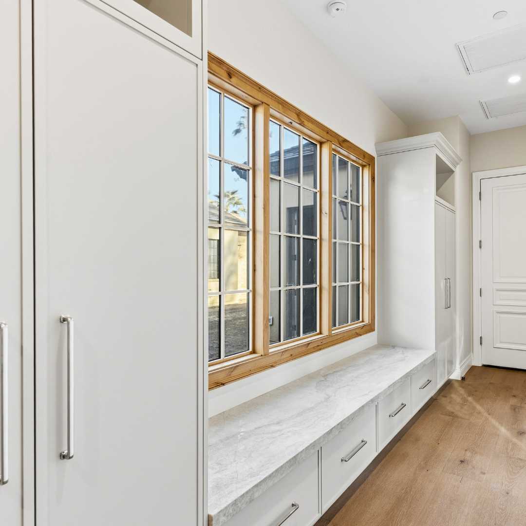 Details of built-in cabinetry in a custom home in paradise valley by Trinity Homes AZ